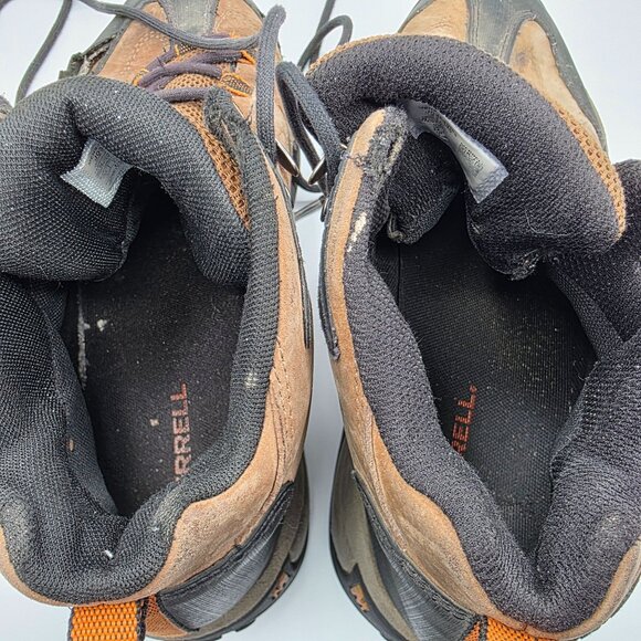 Merrell Reflex 4 Mens Size 10 Brown Mid Waterproof Hiking Boots Camping Outdoors